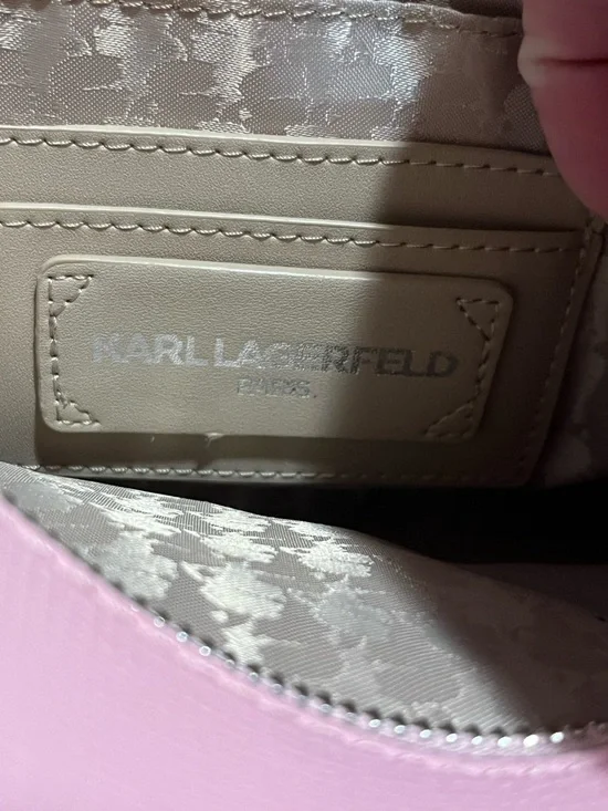 Karl Lagerfeld Paris Pink Charm Crossbody NWT $198 MSRP - Picture 10 of 15